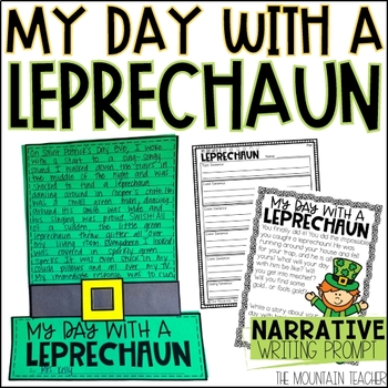 Preview of My Day With a Leprechan Writing How to Catch a Leprechaun St Patricks Day Craft