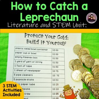 Preview of How to Catch a Leprechaun St. Patrick's Day Book Companion and STEM Activities
