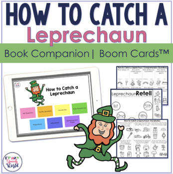 Preview of How to Catch a Leprechaun Speech Activities | Boom™ Cards and Print