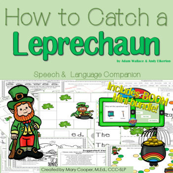 Preview of How to Catch a Leprechaun Speech and Language Book Companion