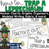 How to Catch a Leprechaun Trap Writing Activity March Prom