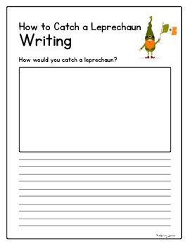 Preview of How to Catch a Leprechaun Writing Activity