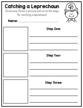 How To Catch A Leprechaun Worksheet