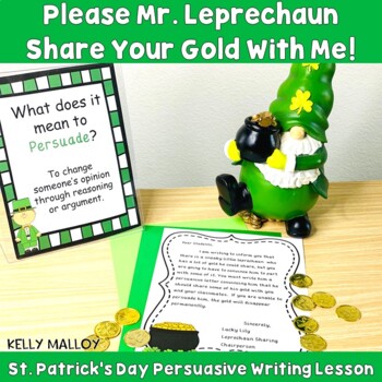 Preview of How to Catch a Leprechaun Activity St. Patrick's Day Writing Prompts Activities
