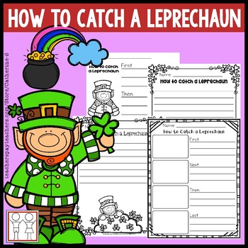 How to Catch a Leprechaun Writing Paper by Catherine S | TPT