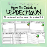 How to Catch a Leprechaun Writing Template