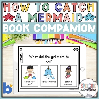Preview of How to Catch a Mermaid Summer Book Companion for Speech Language Therapy
