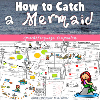 Preview of How to Catch a Mermaid Speech and Language Book Companion