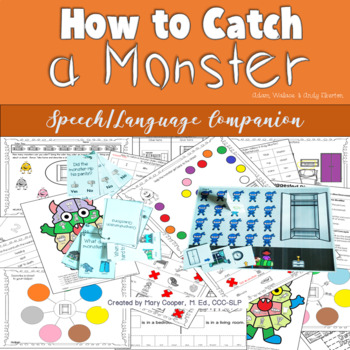 Preview of How to Catch a Monster Speech and Language Book Companion