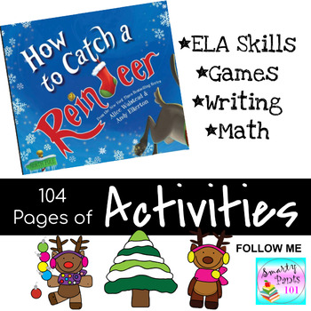 Preview of How to Catch a Reindeer Literacy Activities l Math l Writing 
