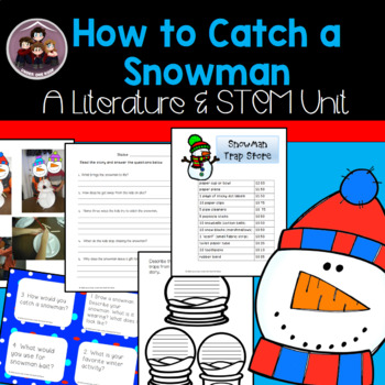 Preview of How to Catch a Snowman A Literacy and STEM Unit