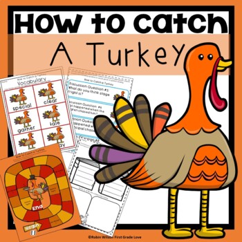 Preview of How to Catch a Turkey Reading Comprehension Questions and Strategies