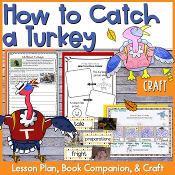 Preview of How to Catch a Turkey Lesson Plan and Book Companion