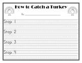 How to Catch a Turkey Writing Prompt