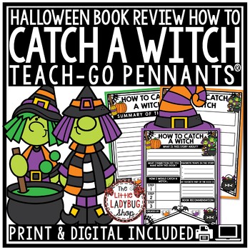Preview of How to Catch a Witch Book Review Report Halloween October Bulletin Board