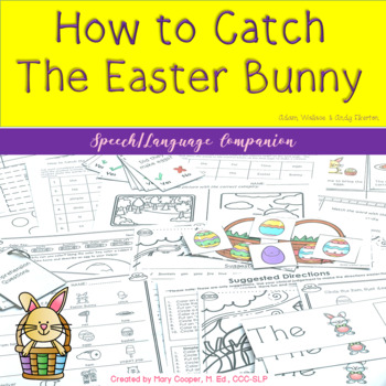 Preview of How to Catch the Easter Bunny Speech and Language Book Companion