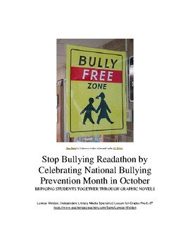 Preview of Step by Step Guide: Stop Bullying Readathon