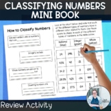 How to Classify Numbers Mini Book TEKS 6.2a - Math Game - 