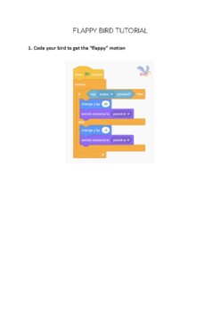 Easy tutorial on flappy bird game using Scratch. Follow us for