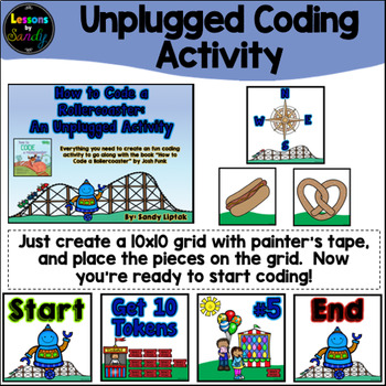 Preview of How to Code a Rollercoaster: An Unplugged Coding Activity