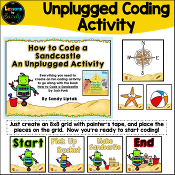 Preview of How to Code a Sandcastle: An Unplugged Coding Activity