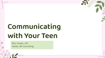 Preview of How to Communicate with Your Teen