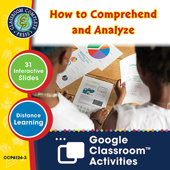 Preview of How to Comprehend and Analyze - Google Slides (SPED) Gr. 3-8+