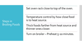 Preview of How to Cook Dry Methods Power Point