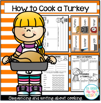 Preview of How to Cook a Turkey Writing and Vocabulary