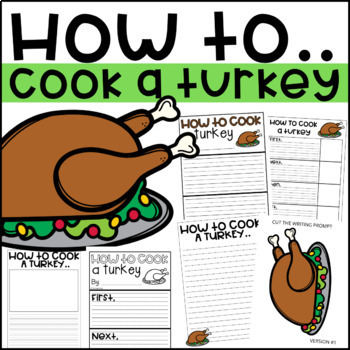 Preview of How to Cook a Turkey Writing 