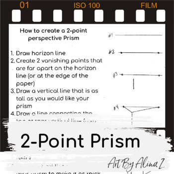 Preview of How to Create 2-Point Perspective Drawings *** Remote Learning Applicable