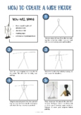 Create a Wire Figure Poster. Sculpture Center Art Choice S
