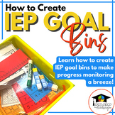 How to Create an IEP Goal Bin for Special Education