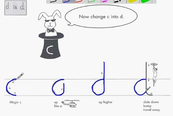 Preview of How to Cursive video Letter D