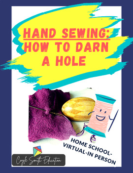 Preview of How to Darn a Hole- Hand Sewing Intro Pt. 4