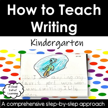 Preview of How To Teach Writing In Kindergarten