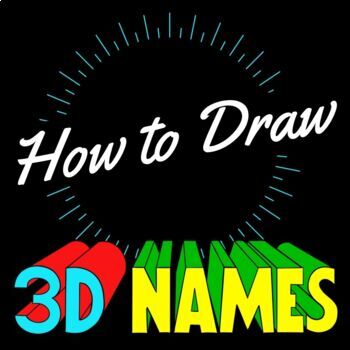 Preview of How to Draw 3D Names