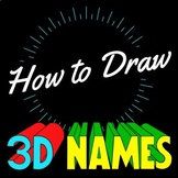 How to Draw 3D Names