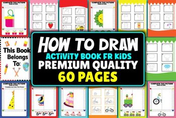 Preview of How to Draw Activity Book for Kids