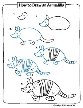 How to Draw Animals! 12 Drawing Tutorials for Kids by Tim's Printables