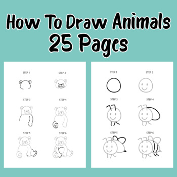 https://ecdn.teacherspayteachers.com/thumbitem/How-to-Draw-Animals-Step-by-Step-For-Kids-25-Pages-How-To-Draw-7355303-1656584473/original-7355303-3.jpg