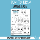 How to Draw Anime Head, Draw Anime eyes. Step By Step Down