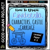 *FREEBIE* How to Draw Cinderella-Characters-Carriage-Castles | Fairy Tales
