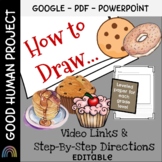 *FREEBIE* How to Draw: Cookie/Muffin/Donut/Cupcake | Laura Numeroff Inspired