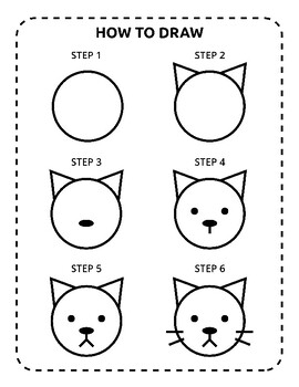 How to Draw Cute Animals- Step by Step Drawings by Boopanpankids