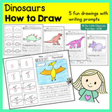 How to Draw:  Dinosaur Directed Drawings