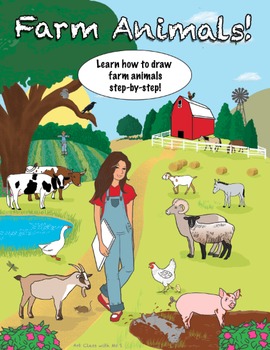 How to Draw Farm Animals! by I Heard You Can Draw | TPT