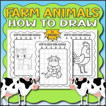 Learn to draw Farm Animals – Simple DIYs – Kids Activities