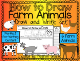 How to Draw Farm Animals- Writing Center and Directed Drawings