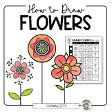 How to Draw Flowers • Roll A Flower • Spring Art Project •